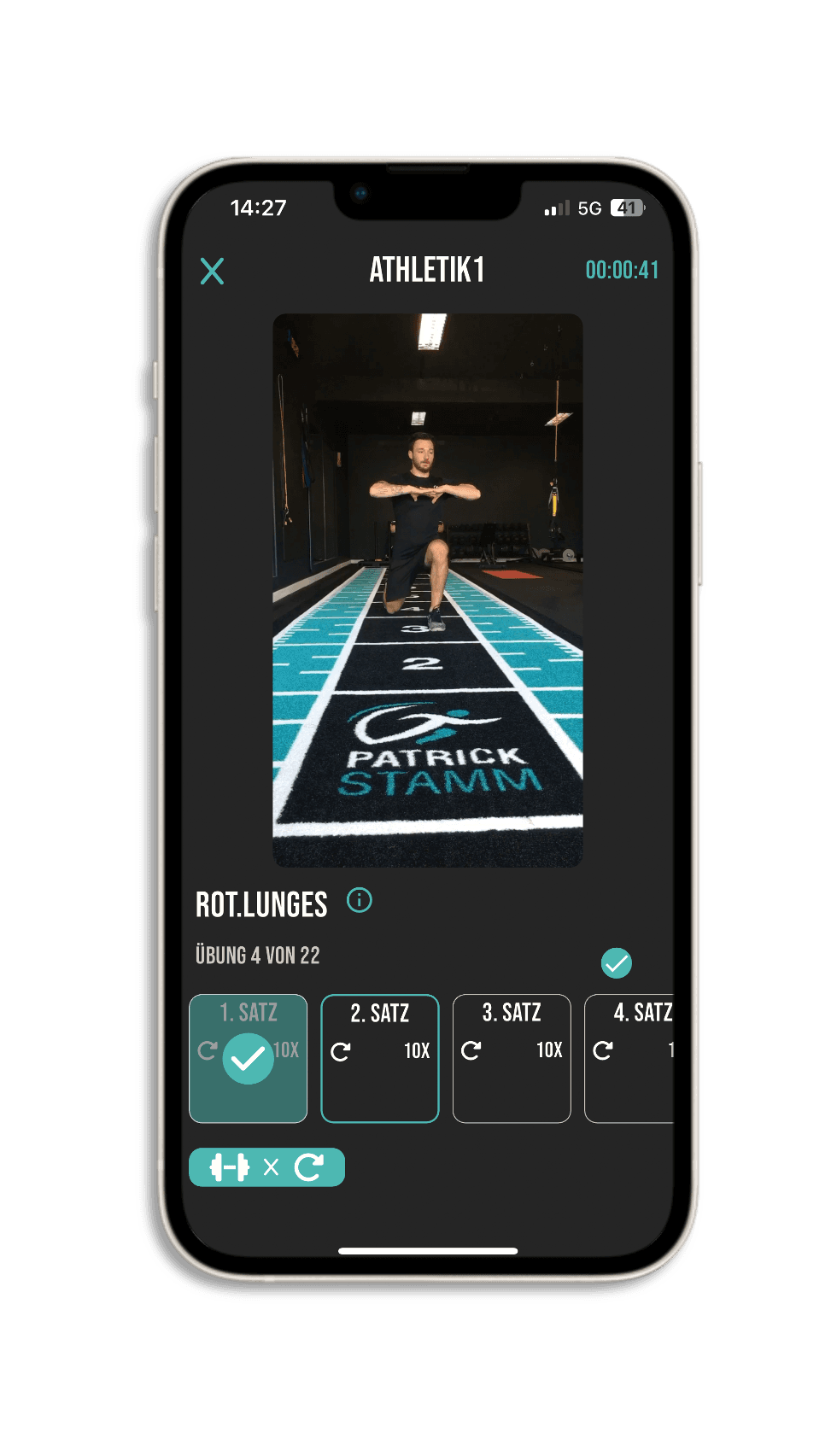 Workout Accompanying Stamm Branding